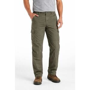 Carhartt Ripstop Work Pants Cargo Flannel Lined Sage Green 40x30 Relaxed Fit‎